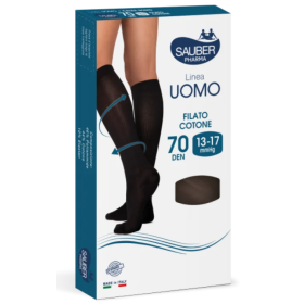 Sauber Linea Uomo 70D Calza Cotone Blu TG. S/M