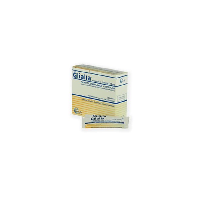 Glialia 700mg + 70mg microgranuli uso orale via sublinguale 20 bustine 1,27 g
