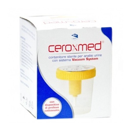 Ceroxmed contenitore urina vacuum system 1 pezzo Ceroxmed contenitore urina vacuum system 1 pezzo