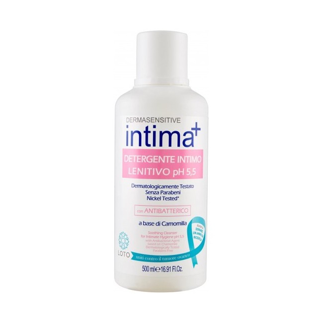 Intima+ detergente intimo lenitivo ph 5.5 rosa 500 ml