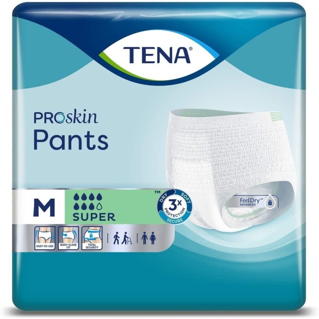 Pannolone per incontinenza tena pants super medium 10 pezzi Pannolone per incontinenza tena pants super medium 10 pezzi
