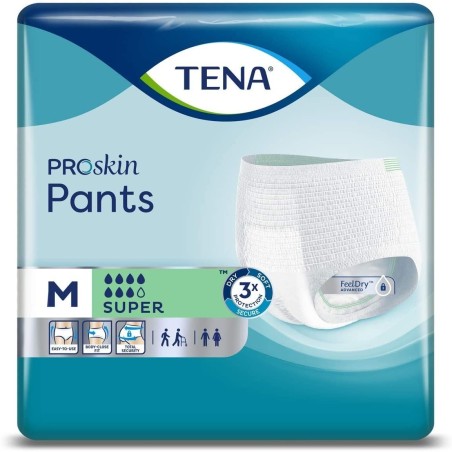 Pannolone per incontinenza tena pants super medium 10 pezzi Pannolone per incontinenza tena pants super medium 10 pezzi