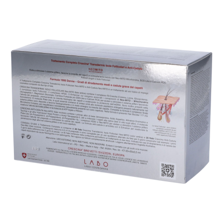 Crescina isole follicolari neo mito 1700 donna tc 20+20 fiale 3,5 ml Crescina isole follicolari neo mito 1700 donna tc 20+20 fiale 3,5 ml