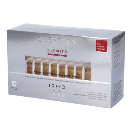 Crescina isole follicolari neo mito 1900 uomo 40 fiale 3,5 ml