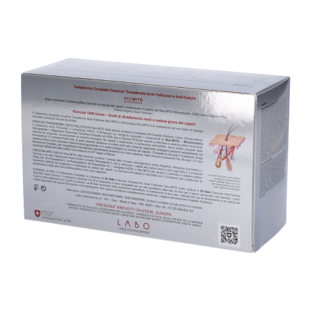 Crescina Isole Follicolari Neo Mito 1900 Uomo Tc 20+20 fiale 3,5 ml