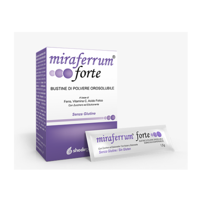 Miraferrum forte 20 bustine da 1,5 g Miraferrum forte 20 bustine da 1,5 g