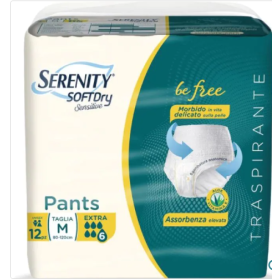 Serenity pants sd sensitive be free extra m 12 pezzi