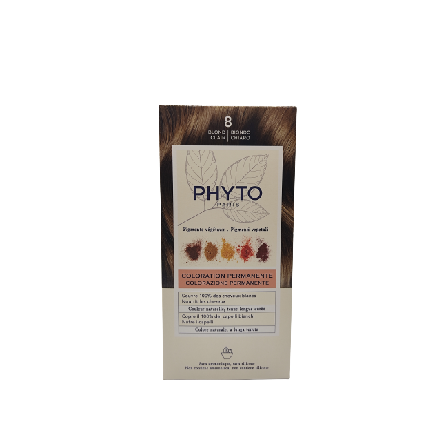 Color kit 8 biondo chiaro 1 latte 50 ml + 1 crema 50 ml + 1 maschera 12 ml