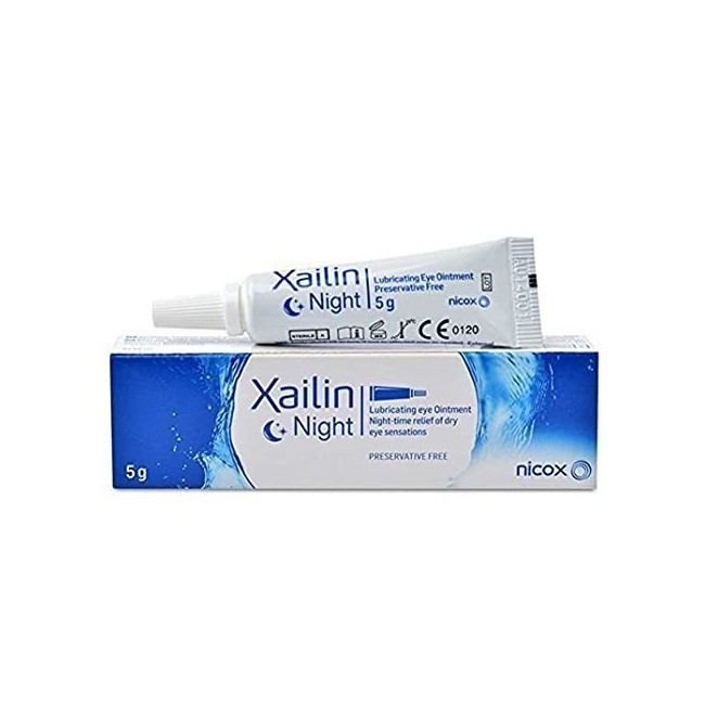 Unguento lubrificante oftalmico xailin night 5 g