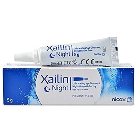 Unguento lubrificante oftalmico xailin night 5 g Unguento lubrificante oftalmico xailin night 5 g