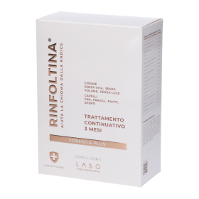 Rinfoltina formula plus capelli corti 3 mesi di trattamento 100 ml