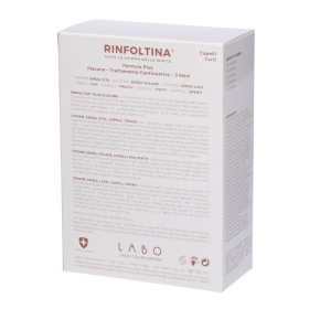 Rinfoltina formula plus capelli corti 3 mesi di trattamento 100 ml Rinfoltina formula plus capelli corti 3 mesi di trattamento 100 ml