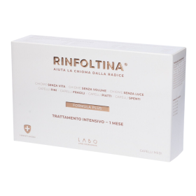 Rinfoltina formula plus capelli medi 1 mese di trattamento 20 fiale da 3,5 ml