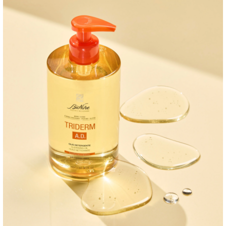 Bionike Triderm A.D. Olio detergente per pelle atopica 500 ml Bionike Triderm A.D. Olio detergente per pelle atopica 500 ml