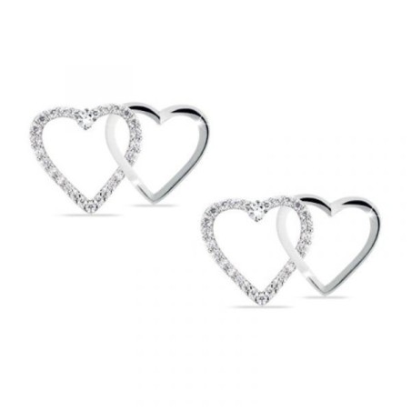 Orecchino coppia di cuori Orecchino coppia di cuori
