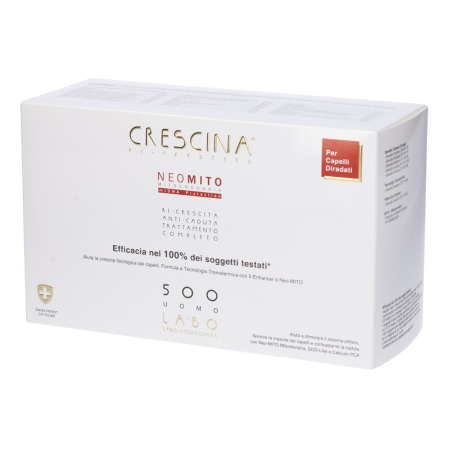 Crescina ri-crescita neo mito 500 uomo tc 20+20 fiale 3,5 ml Crescina ri-crescita neo mito 500 uomo tc 20+20 fiale 3,5 ml