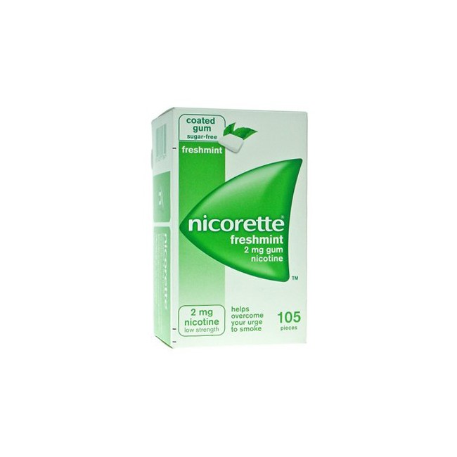 Nicorette  2 mg gomme da masticare medicate gusto menta forte 105 gomme