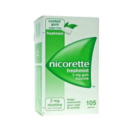 Nicorette 2 mg gomme da masticare medicate gusto menta forte 105 gomme Nicorette 2 mg gomme da masticare medicate gusto menta forte 105 gomme