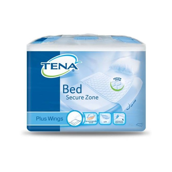 Traversa per incontinenza tena bed plus rimboccabile 80x180 cm plus 20 pezzi