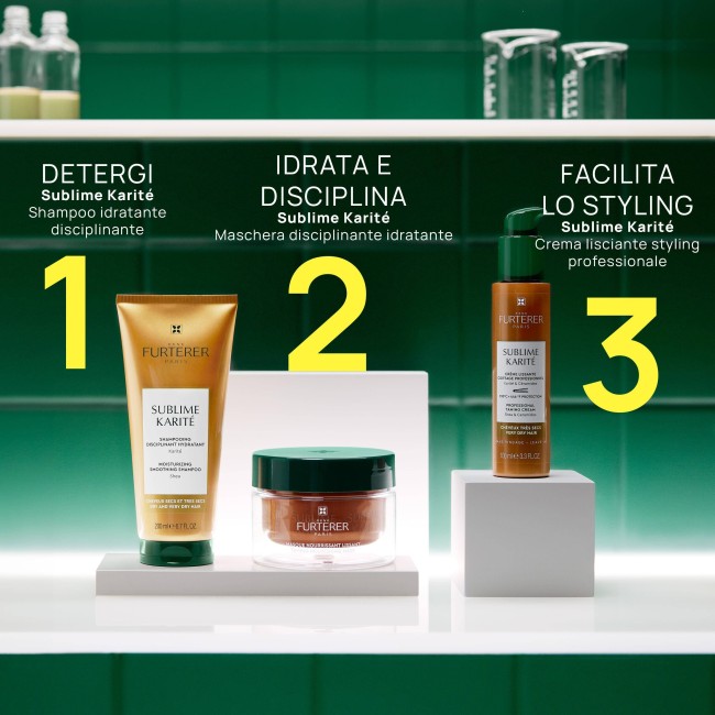 René Furterer Sublime Karité Shampoo disciplinante e idratante 200 ml René Furterer Sublime Karité Shampoo disciplinante e idratante 200 ml