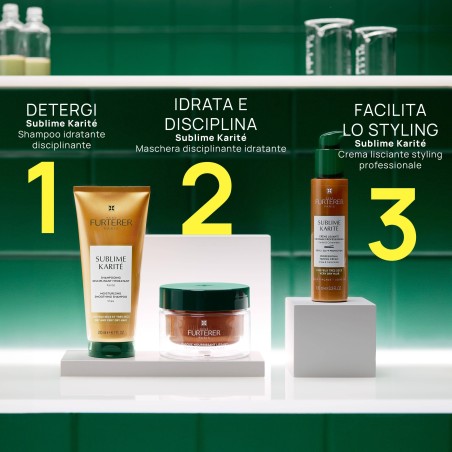 René Furterer Sublime Karité Shampoo disciplinante e idratante 200 ml René Furterer Sublime Karité Shampoo disciplinante e idratante 200 ml