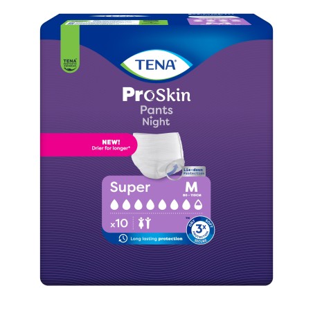 Pannolone a mutandina tena pants night super m 10 pezzi Pannolone a mutandina tena pants night super m 10 pezzi