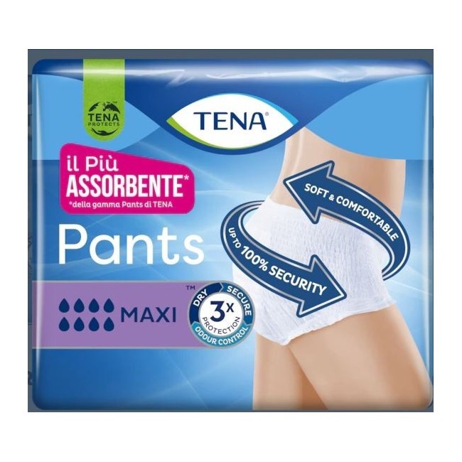 Pannolone a mutandina tena pants maxi xl 10 pezzi Pannolone a mutandina tena pants maxi xl 10 pezzi