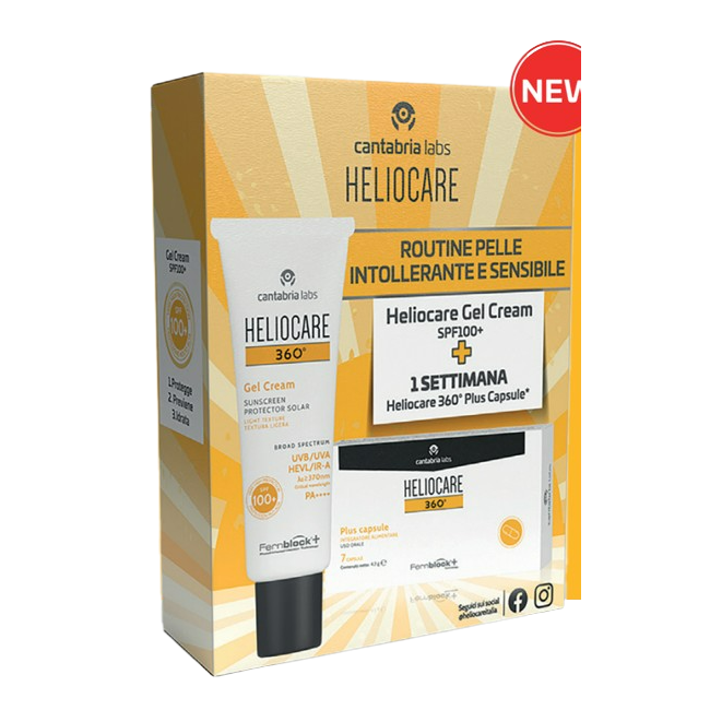 Heliocare 360 Gelcream 100+ 50 ml + Heliocare 360 plus 7 Capsule
