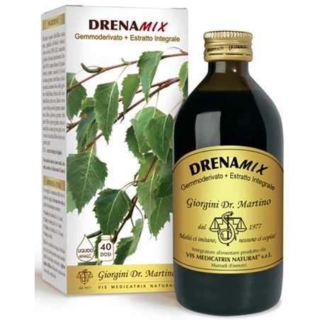 Drenamix gemmoderivato + estratto integrale senza alcool 200 ml 40 dosi Drenamix gemmoderivato + estratto integrale senza alcool 200 ml 40 dosi
