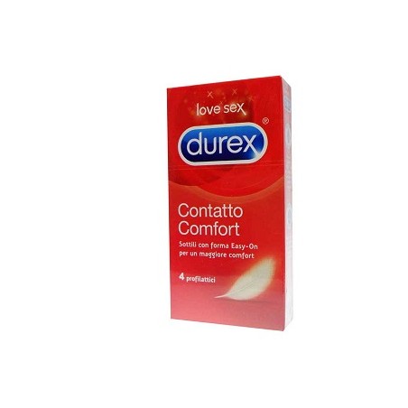 Profilattico durex contatto comfort 4 pezzi
