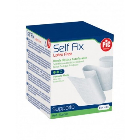 Pikdare Benda Elastica Pic Selffix Senza Lattice M 4x6 Cm Pikdare Benda Elastica Pic Selffix Senza Lattice M 4x6 Cm