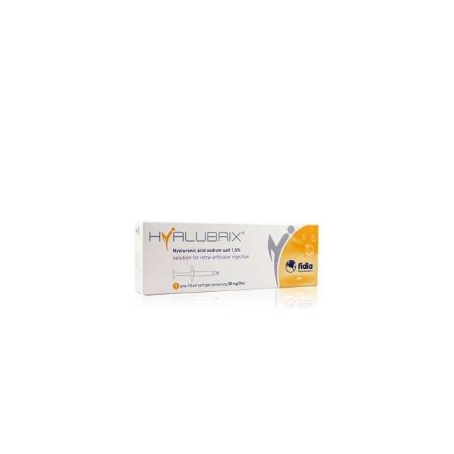 Fidia Farmaceutici Siringa Intra-articolare Hyalubrix Acido Ialuronico 1,5% 30 Mg 2 Ml No Eto