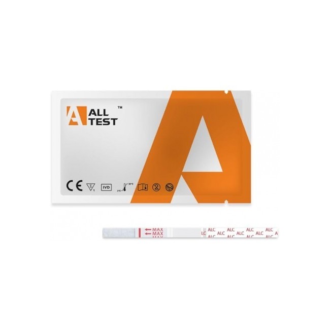 Ferrari Hub Test Rapido Alltest Dipstick Autodiagnostico Determinazione Semi-quantitativa Alcol Nella Saliva