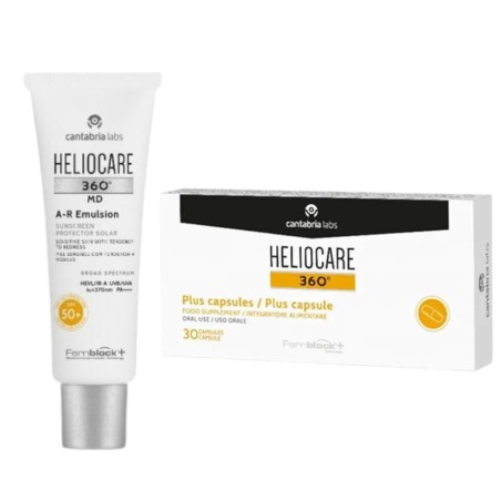 Difa Cooper Heliocare 360 Ar Emulsion Spf50+ 50 Ml + Heliocare 360 Plus 7 Capsule Campione