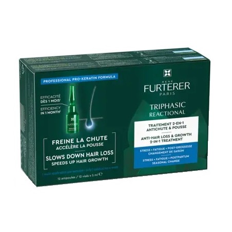 Rene Furterer Triphasic Reactional Trattamento Contro La Caduta Coffret 12 Ampolle Rene Furterer Triphasic Reactional Trattamento Contro La Caduta Coffret 12 Ampolle