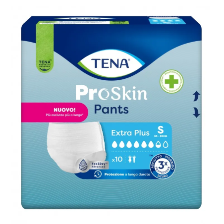Essity Pannolone A Mutandina Tena Pants Extra Plus S 10 Pezzi Essity Pannolone A Mutandina Tena Pants Extra Plus S 10 Pezzi