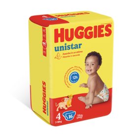 Kimberly Clark Huggies Unistar Base Taglia 4 16 Pezzi