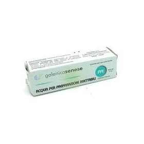 Acqua Per Preparazioni Iniettabili Galenica Senese Solvente Per Uso Parenterale Acqua Sterile Apirogena