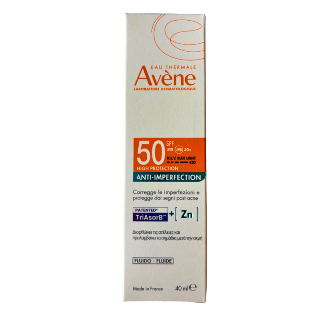 Avène Eau Thermale Solare Fluido Anti-imperfezioni Spf50 40ml