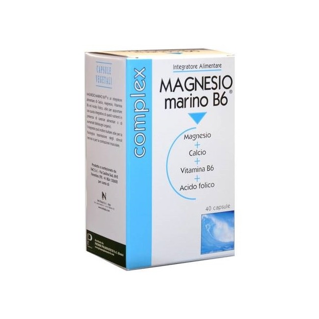 Piemme Pharmatech Magnesio Marino B6 40 Capsule