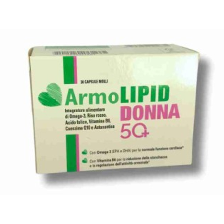 Meda Pharma Armolipid Donna 50+ 30 Capsule Molli Meda Pharma Armolipid Donna 50+ 30 Capsule Molli