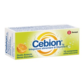 Cebion Effervescente Vitamina C Arancia Senza Zucchero 10 Compresse