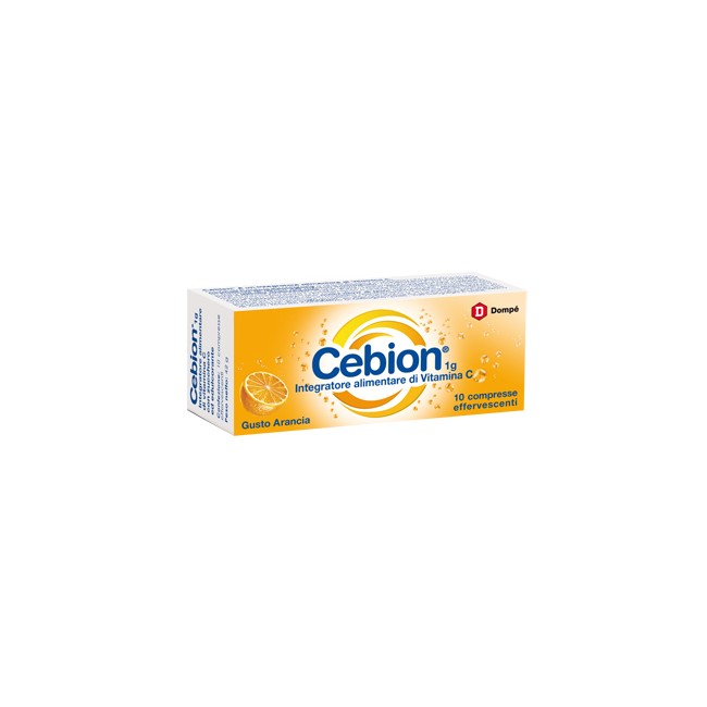 Cebion Effervescenti Vitamina C Arancia 10 Compresse