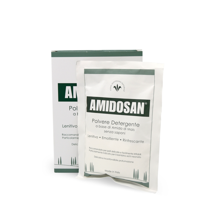 Farmacon Amidosan Polvere Detergente Lenitiva Emolliente Rinfrescante 14 Buste 40 G Farmacon Amidosan Polvere Detergente Lenitiva Emolliente Rinfrescante 14 Buste 40 G