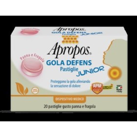 Apropos Gola Defens Pastiglie Junior - Panna e Fragola
