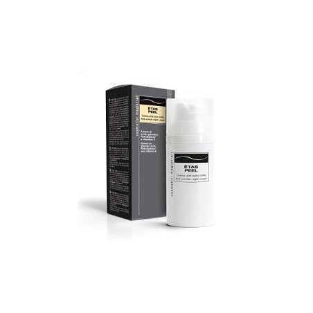 Cosmetici magistrali Etas Peel crema antirughe notte a base di acido glicolico e vitamina E 50Ml