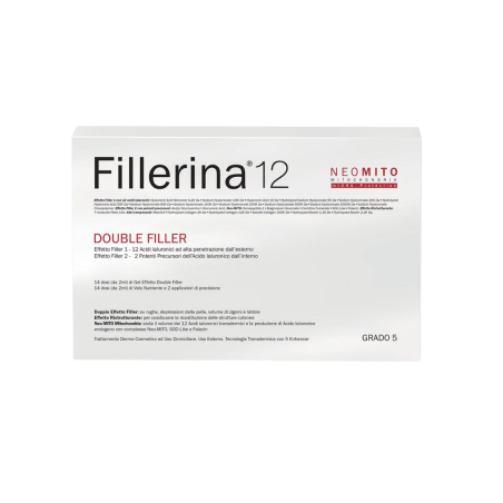 Labo Fillerina 12 Double Filler Neo Mito Base Grado 5 Gel 30 Ml + Emulsione 30 Ml Labo Fillerina 12 Double Filler Neo Mito Base Grado 5 Gel 30 Ml + Emulsione 30 Ml