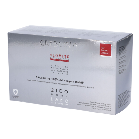 Labo Crescina Isole Follicolari Neo Mito 2100 Uomo Tc 20+20 Fiale 3,5 Ml