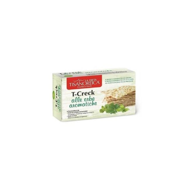 T-Creck Crackers Erbe Aromatizzate 100G T-Creck Crackers Erbe Aromatizzate 100G