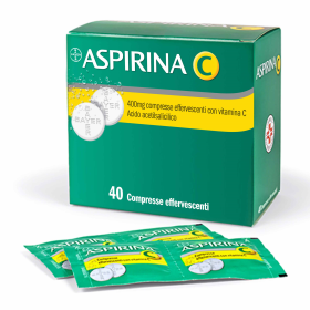 Aspirina 400 mg + Vitamina C compresse effervescenti